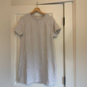 Gray T-shirt Dress